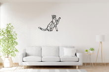 Load image into Gallery viewer, Geometric Cat Playing