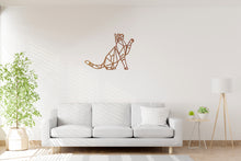 Load image into Gallery viewer, Geometric Cat Playing