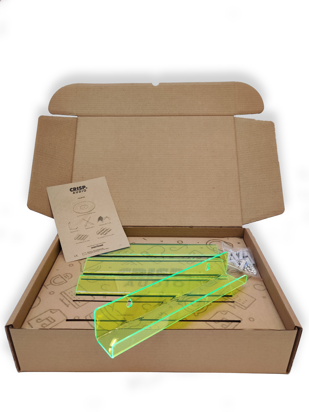 Plexiglas Acryl Platenhouder LP Vinyl Plank - 4 Stuks
