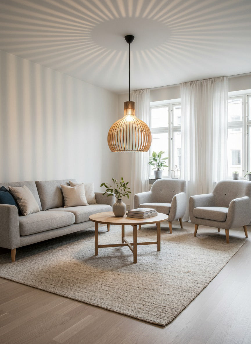 Houten hanglamp Pendant