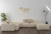 Load image into Gallery viewer, World Map - Light Wood
