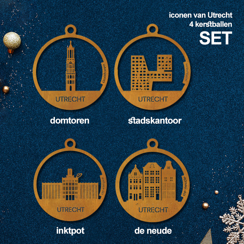 Set Kerstballen - Utrecht